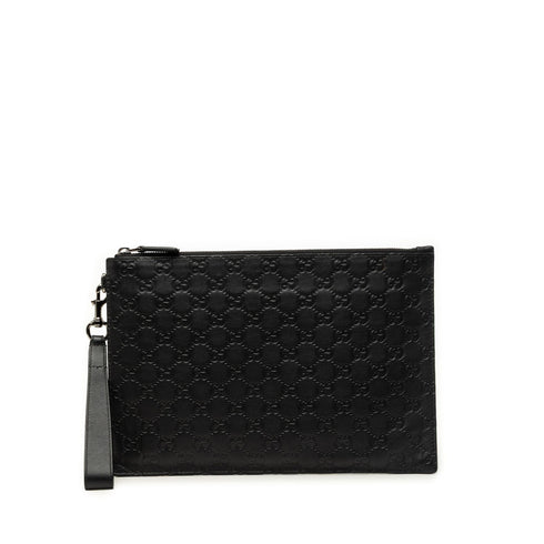 Zip Messenger Bag Guccissima Leather Medium