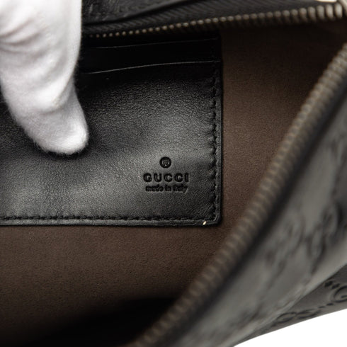 Zip Messenger Bag Guccissima Leather Medium