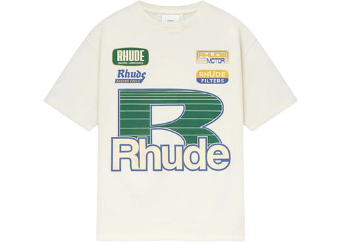 Rhude Roadway Racing Tee White