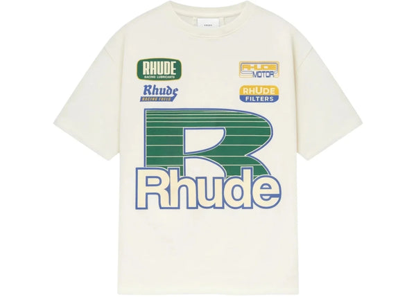 Rhude Roadway Racing Tee White