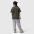 1102. Distressed Relaxed Tee - Olive