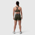W027. LYCRA® Ribbed Short - Olive