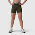 W027. LYCRA® Ribbed Short - Olive