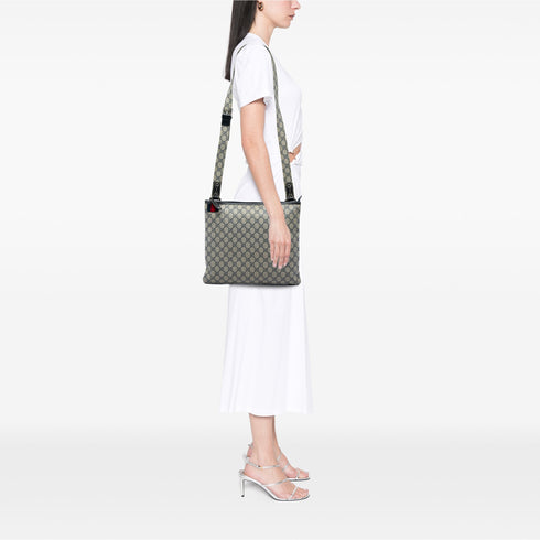 Web Loop Flat Messenger GG Coated Canvas Large