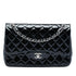 Classic Double Flap Bag Quilted Patent Jumbo