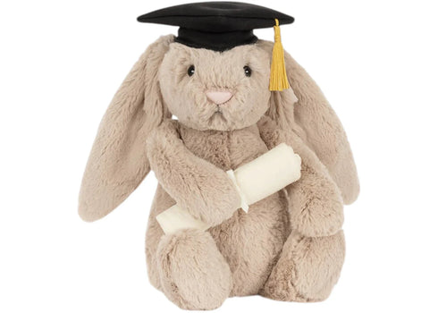 Jellycat Bashful Bunny Graduation Outfit Plush
