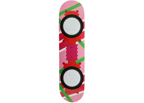 Kith x Back to the Future Skateboard Deck Multicolor/Pink