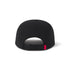 0814. Tetra-Lite® 5-Panel Run Cap - Black/White "Wings"