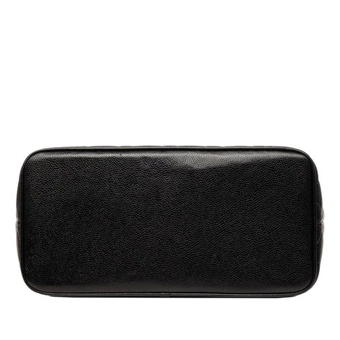 Medallion Tote Quilted Caviar