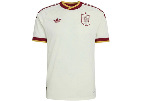 adidas Spain 26 Away Authentic Jersey Off White