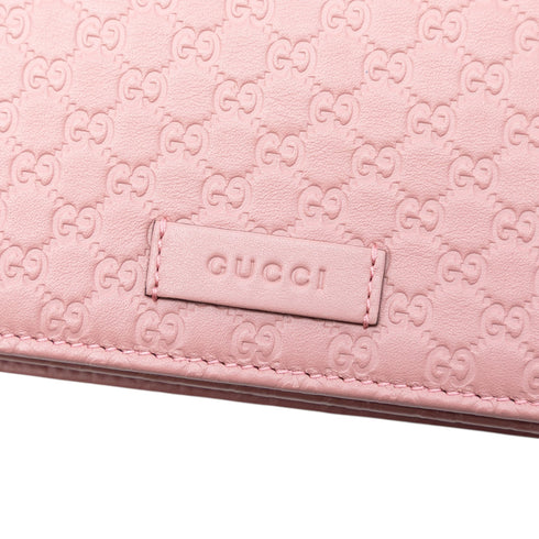 Wallet on Strap Microguccissima Leather
