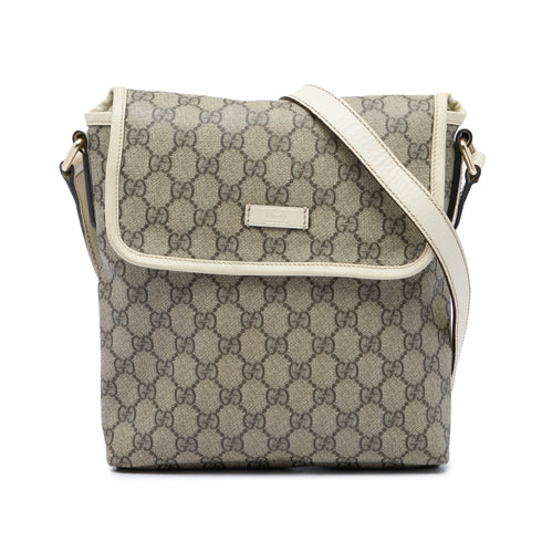 Flap Messenger GG Coated Canvas Small