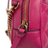 Medusa Icon Front Slip Pocket Camera Bag Quilted Leather Small