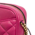 Medusa Icon Front Slip Pocket Camera Bag Quilted Leather Small