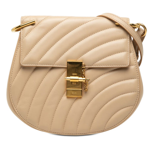 Drew Bijou Crossbody Bag Quilted Leather Small