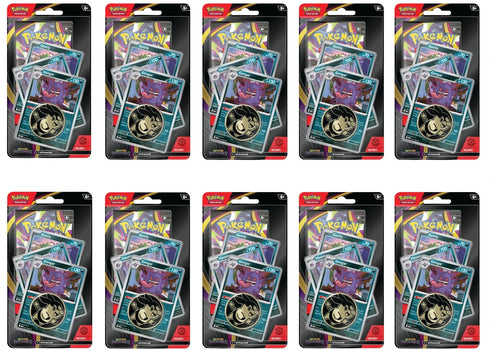 2026 Pokémon Mega Evolution Pitch Black Checkland Pack Blister (Random Promo) 10x Lot