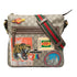 Courrier Zip Messenger GG Coated Canvas with Applique Medium