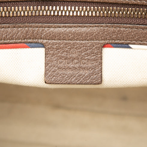 Courrier Zip Messenger GG Coated Canvas with Applique Medium