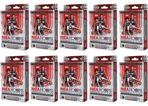 2026 Topps NBA Hoops Basketball Hanger Box 10x Lot