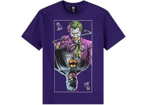 OVO x Batman The Joker Mirror Tee Purple