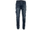 Purple Brand Black Resin Knee Slit Jean Black