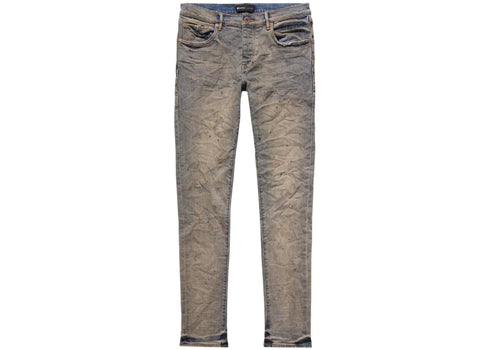 Purple Brand Indigo Oil Repair Jeans Indigo