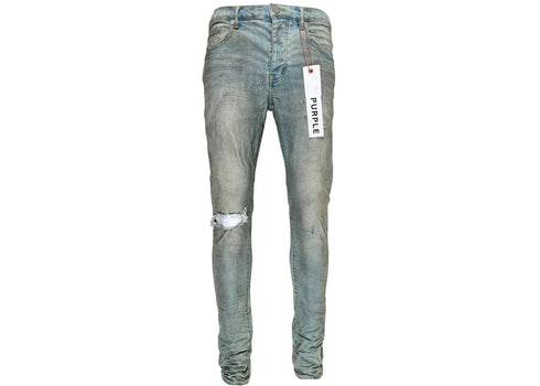 Purple Brand Light Dirty Wax Jeans Light Indigo
