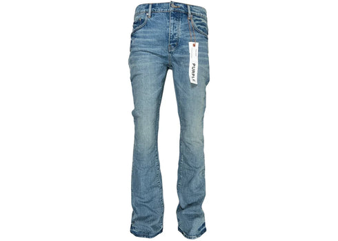 Purple Brand P004-FFWL425 Flare Worn Jean Indigo