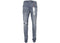 Purple Brand Worn Knee Slit Jean Grey