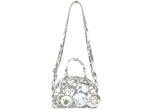 BAPE Baby Milo & Friends Crossbody Bag White