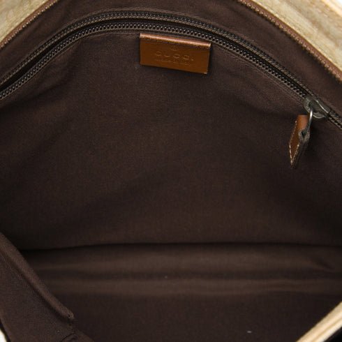 Front Pocket Messenger Bag GG Coated Canvas Large
