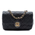 Vintage CC Chain Flap Bag Quilted Lambskin Mini