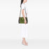 Bicolor Double Zip Lux Tote Saffiano Leather Medium