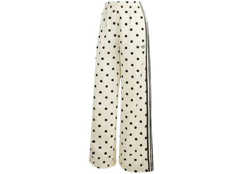 adidas Satin Polka Dots Wide Leg Pants (Asia Sizing) Off White