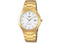 Casio Men’s Gold-Tone Analog Quartz Watch with White Dial MTP-1170N-7A