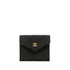 CC Compact Classic Flap Wallet Quilted Caviar