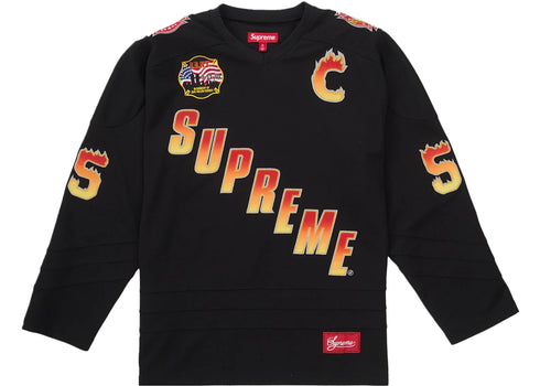 Supreme FDNY Hockey Jersey Black