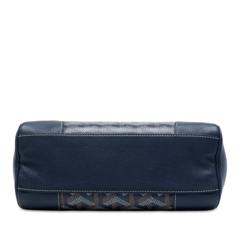 Saigon Top Handle Bag Coated Canvas with Leather Mini