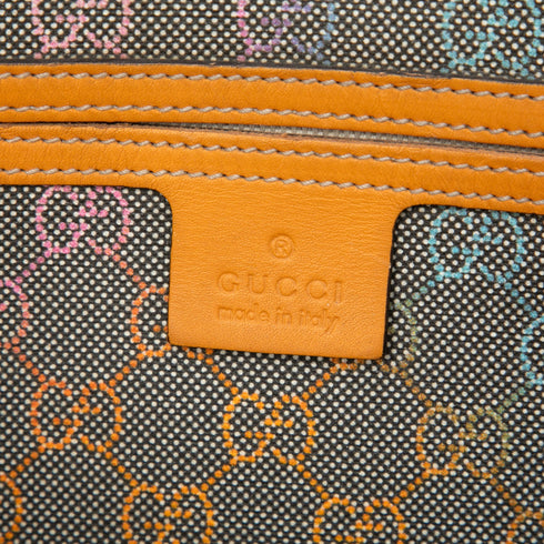 Zip Top Messenger Bag GG Coated Canvas Large