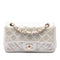 Classic Single Flap Bag Quilted Iridescent Calfskin Mini