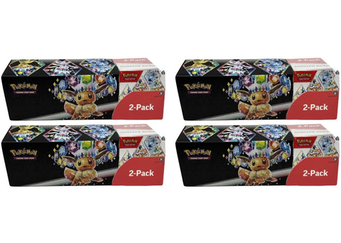 Pokémon Prismatic Evolutions Surprise Box (Sam's Club Exclusive) Booster Bundle 2 Pack 4x Lot