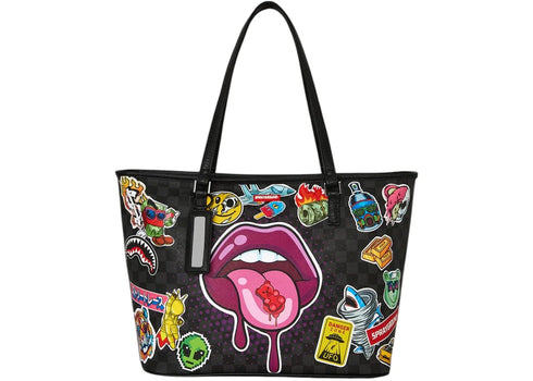 Sprayground Tasty Tote Black Multicolor