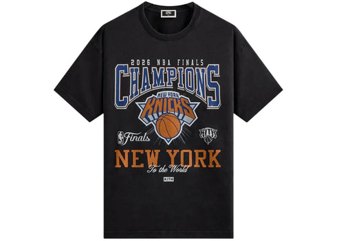 Kith x New York Knicks 2026 Champions Vintage Tee Black