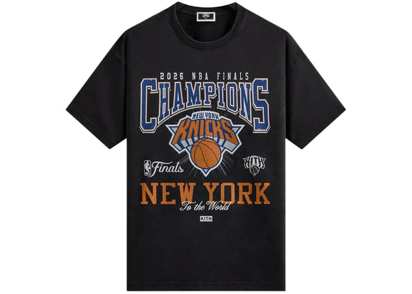 Kith x New York Knicks 2026 Champions Vintage Tee Black