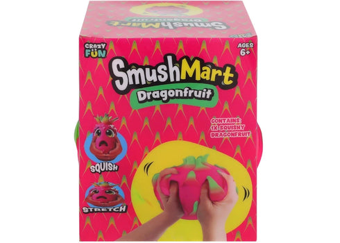 Crazy Fun Smush Mart Dragon Fruit Squishy Toy