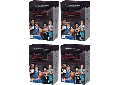 2025-26 Topps Signature Class Basketball Value Box 4x Lot