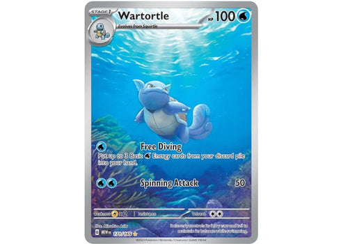 Wartortle 2023 Pokémon Scarlet & Violet 151 Special Illustration Rare 151/171 Ungraded