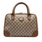 Vintage Interlocking G Boston Bag GG Coated Canvas Medium