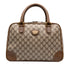 Vintage Interlocking G Boston Bag GG Coated Canvas Medium