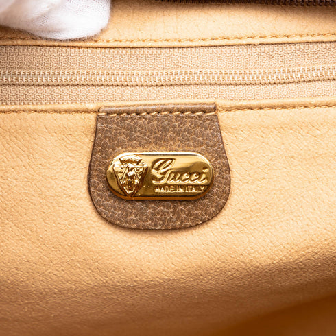 Vintage Interlocking G Boston Bag GG Coated Canvas Medium